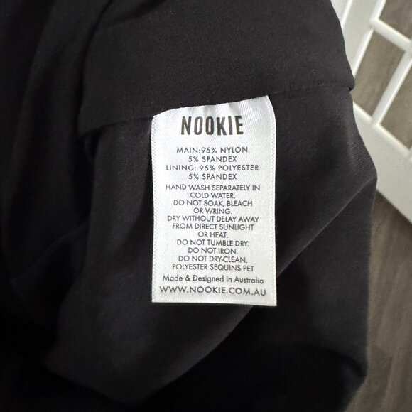 Nookie Sublime Maxi Gown NEW Cut-Out Emerald Green Sequin REVOLVE Size XS - Picture 7 of 7